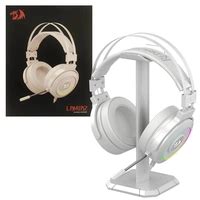 Headset Gamer Redragon Lamia H W Rgb Lunar White Rgb Branco Usb M