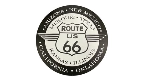 Route 66 Single-Sided Tin Sign for Sale at Auction - Mecum Auctions