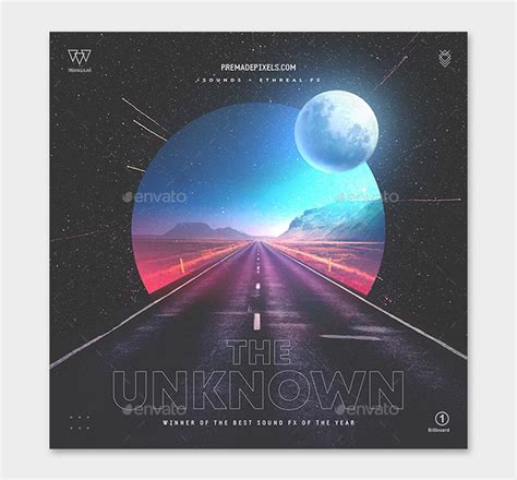 Unknown Album Cover Template PSD - ksioks