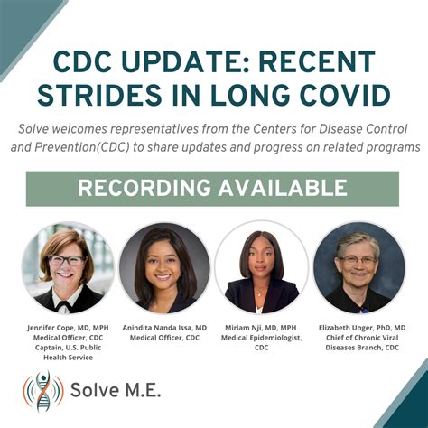 Watch Now Solve Hosts Cdc For Recent Strides In Long Covid Webinar