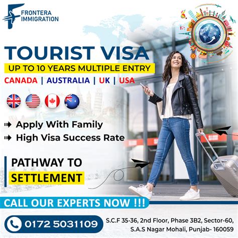 Tourist Visa Consultants In Mohali Frontera Immigration