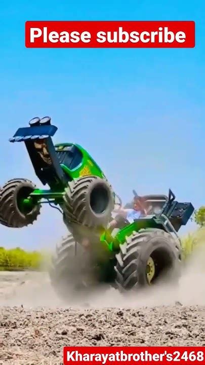 🚜🚜tractor Stunts John Deere Tractor Stuntviral Shorts Trending