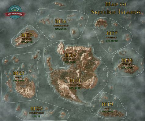 The Witcher 3 Wild Hunt: Map of the Skellige Islands - gamepressure.com