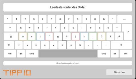 Tastaturschreiben üben online und kostenlos Lernen Uebungen ch