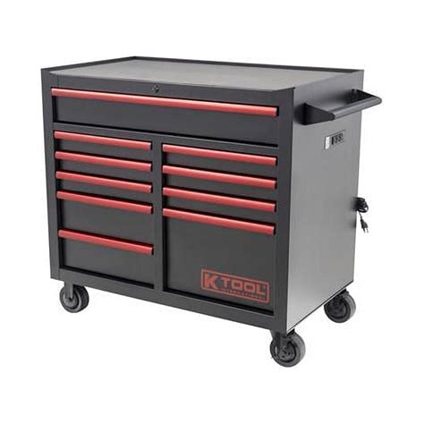 In Premium Drawer Double Bay Lbs Tool Box Matter Black