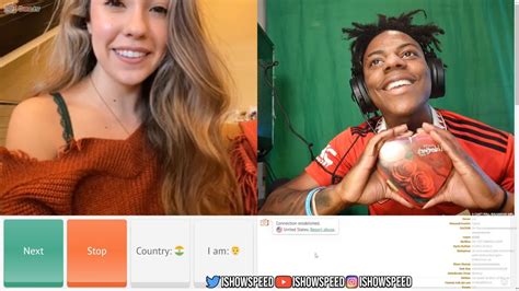 Ishowspeed Finds Love On Omegle Full Video Youtube