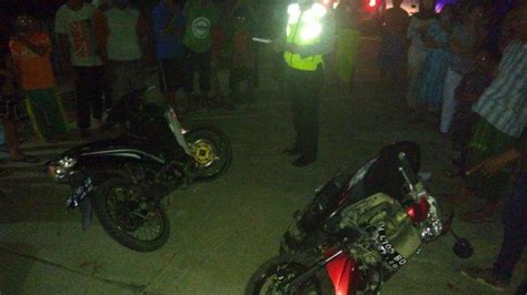 Dua Motor Tabrakan Di Tonronge Sengkang Satu Pengendara Tewas Tribun