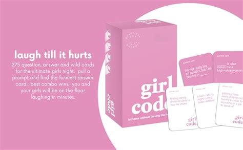 Amazon.com: Girl Code Party Game - Hilarious Girls' Night In ...