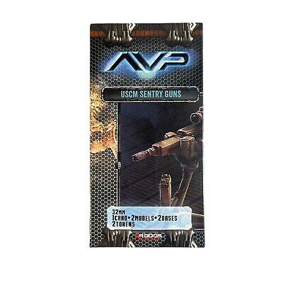 Avp Alien Vs Predator Prodos Game Figure Uscm Sentry Guns Sealed