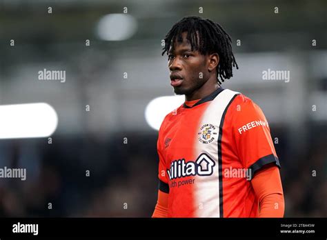 Luton Town S Issa Kabore During The Premier League Match At Kenilworth