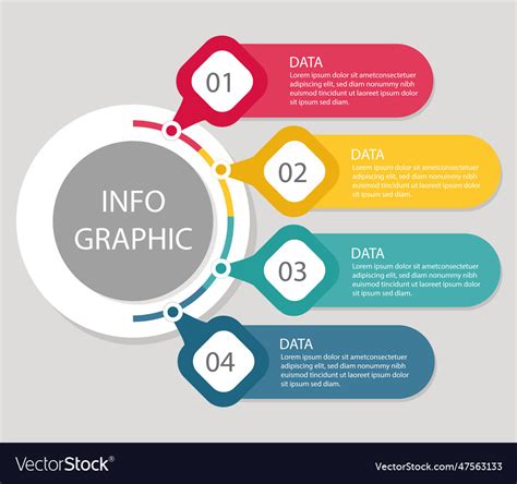 Timeline infographics design and marketing Vector Image