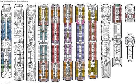 Nieuw Amsterdam Navigation Deck Plan Tour