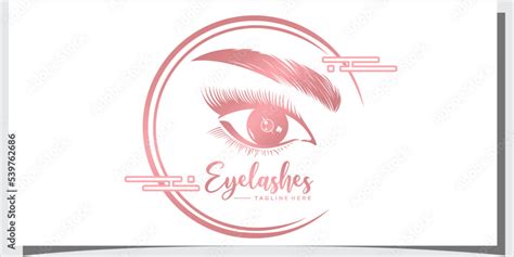 eyelash logo with creative modern style Premium Vector Stock Vector ...