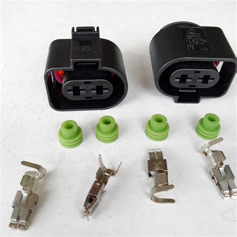Разъем AUDI Volksvagen 1J0973752 (под провод 4кв.мм) 2 pin 6,3mm ...