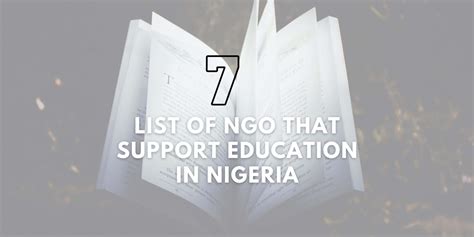 NGO that Support Education in Nigeria | 7 NGO that Support Education