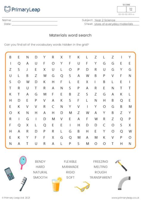 Science Rough Smooth Rigid Or Flexible Worksheet Uk