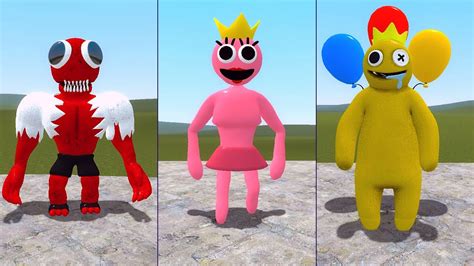 New Roblox Rainbow Friends Pink Red 500k Visits In Garrys Mod