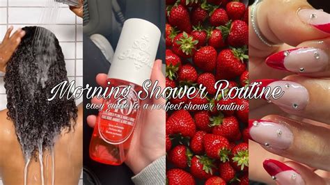 My Chill Morning Shower Routine Body And Skincare 🎀🚿 Asmr Youtube