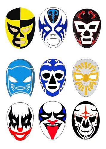 Mascara De Luchadores Lucha Libre Mexico Meses Sin Intereses