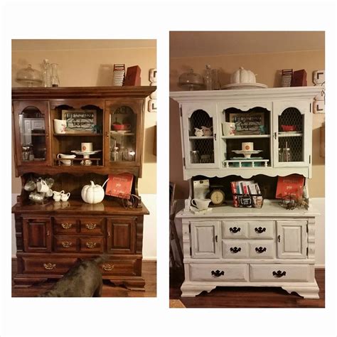 KatsKreativity DIY Chalk Painted Farmhouse Hutch