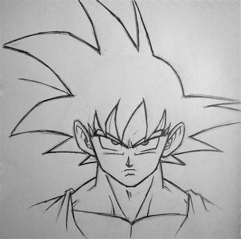 goku pictures in black and white (22) | Pencil drawing, Esbozos ...