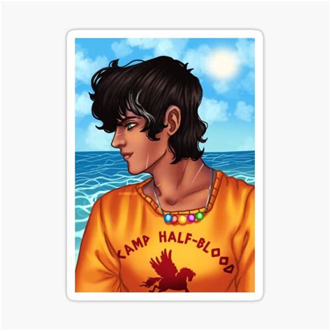 Percy Jackson Sticker By Lemoncielart Redbubble