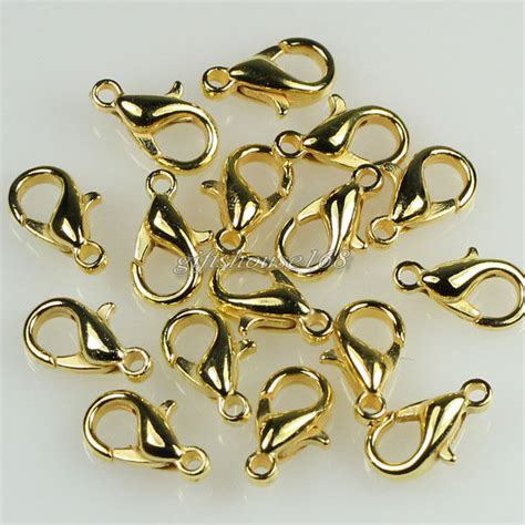 Wholesale X Mm Gold Plated Lobster Claw Clasps Jewelry Findings