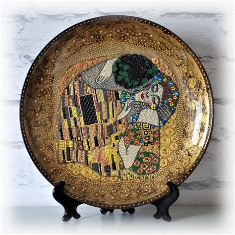 Г.Климт "Поцелуй" | Dot painting, Painting, Dots art