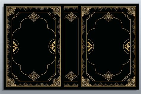 Koran Luxury Book Cover design 24473023 Vector Art at Vecteezy