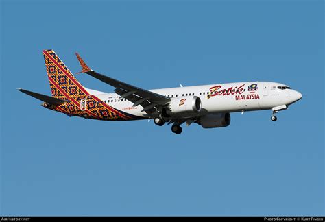 Aircraft Photo Of M Lrj Boeing Max Batik Air Malaysia