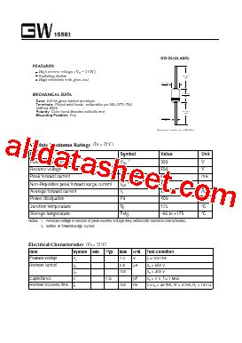 1SS83 Datasheet(PDF) - Goodwork Semiconductor Co., Ltd