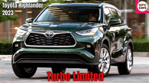 2023 Toyota Highlander Turbo Limited Price And Specs Youtube