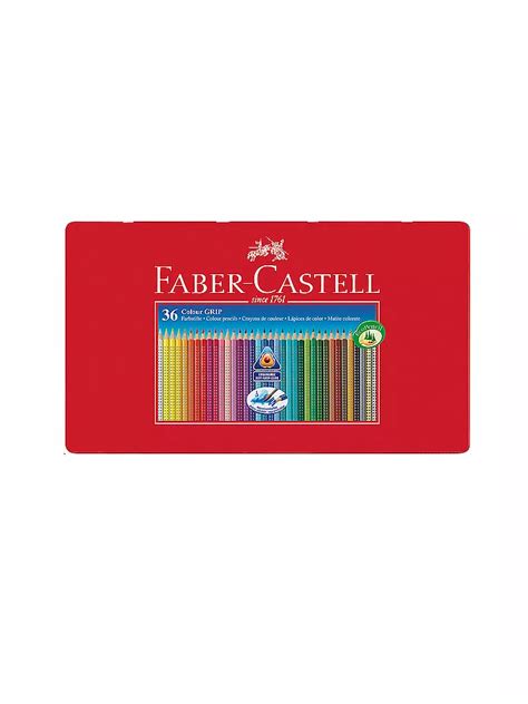 FABER CASTELL Buntstift Colour Grip 36er Metalletui Keine Farbe