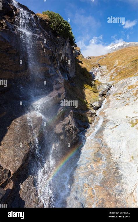 Fensterbach Waterfall On The Grossglockner High Alpine Road With