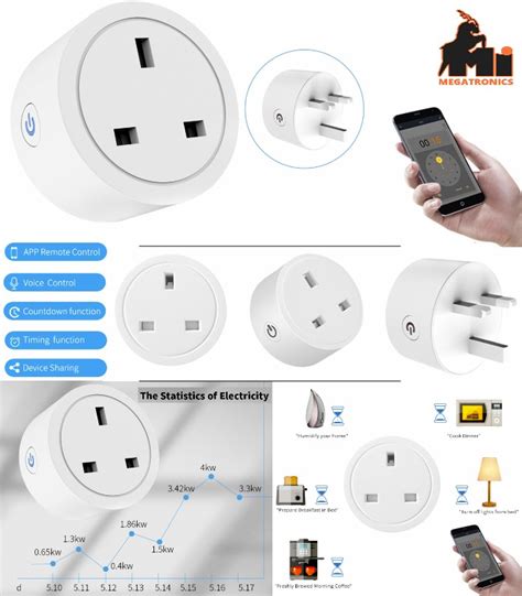 Tuya Wifi Smart Socket Switch A With Power Meter