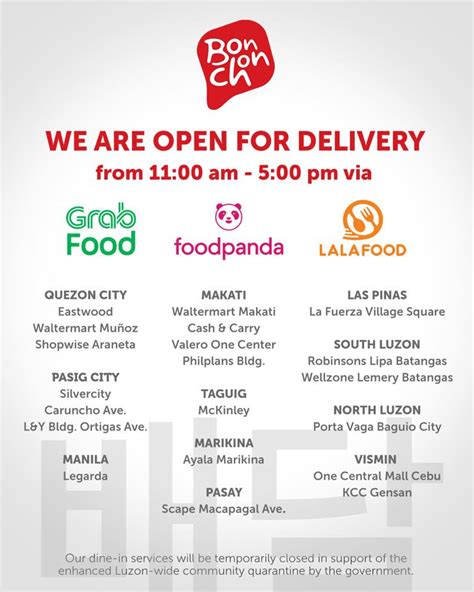 A List of Food Delivery Options Currently Available in Metro Manila ...