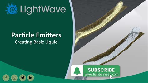 Lightwave 3d Creating Basic Liquid Using Particles Youtube