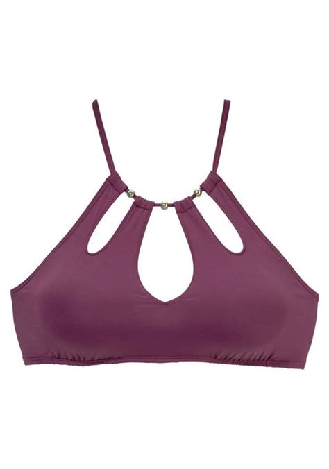 Bustier Bikini Top Bordeaux LASCANA De