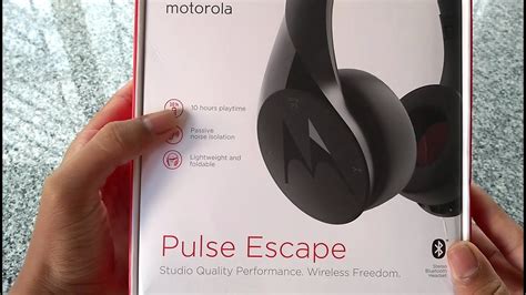 Motorola Pulse Escape Wireless Bluetooth Headphone Youtube