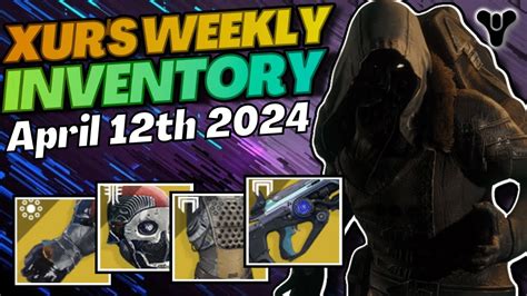 Should You Visit Xur This Week Destiny Xurs Weekly Inventory Youtube