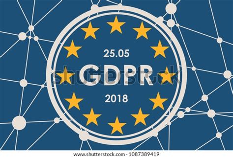 Acronym Gdpr General Data Protection Regulation Stock Vector Royalty