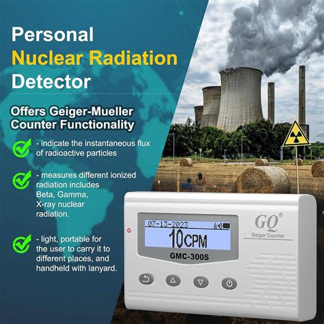 Gq Gmc 300s Digital Nuclear Geiger Counter Alpha Beta Gamma Tritium Radiation Detector