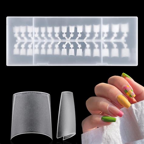 Amazon Lionvison Short Coffin Nail Tips Pcs Full Matte No File