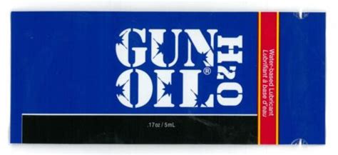 Authentic GUN OIL H2O Premium Water Based Personal Lubricant Sex Lube 6