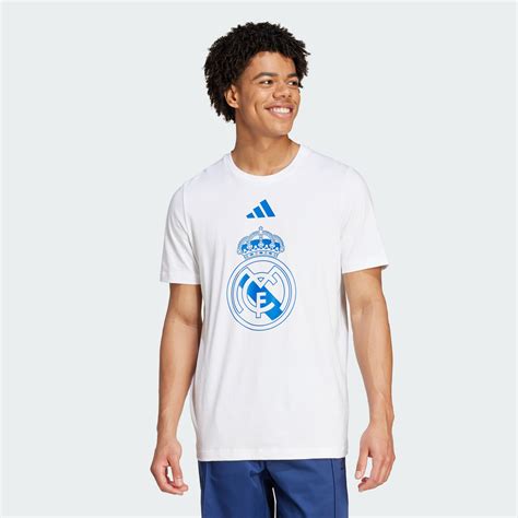 Adidas Real Madrid Dna Graphic Tee White Adidas Uae