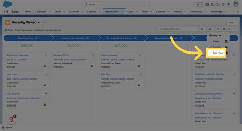 how to create list view in salesforce