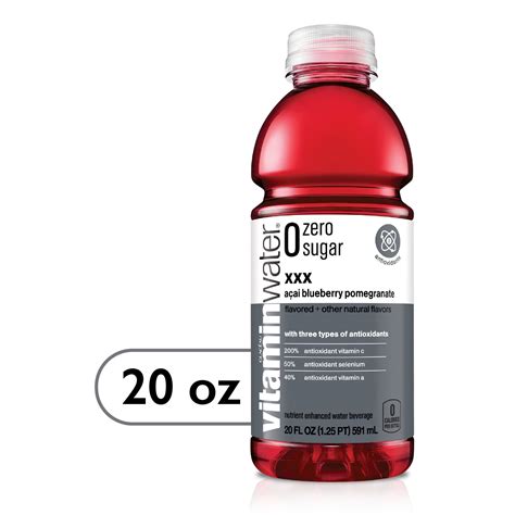 vitaminwater XXX Zero Sugar Acai-Blueberry-Pomegranate Flavored Water