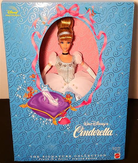 Disneys Cinderella Barbie 1998 Walt Disneys Cinderella Barbie Doll Signature Collection 4th