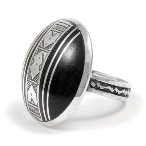 Bague Touareg Bande Grav En Argent Boutique Nirvana