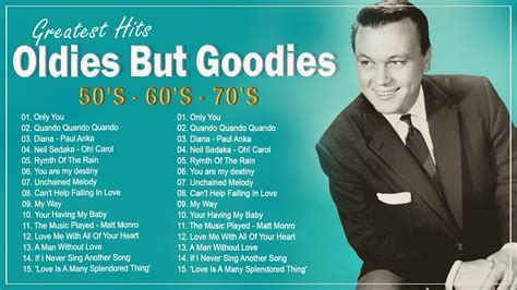 Paul Anka Elvis Presley Neil Sedaka The Platters Roy Orbison